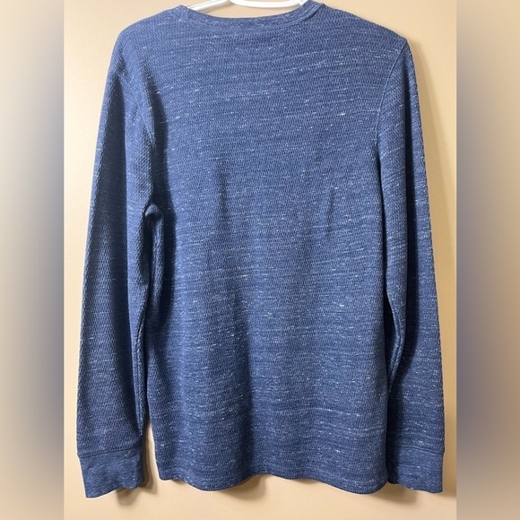 Men’s Urban Pipeline Blue Crewneck Long Sleeve Thermal Shirt Size Medium Casual - Picture 5 of 5